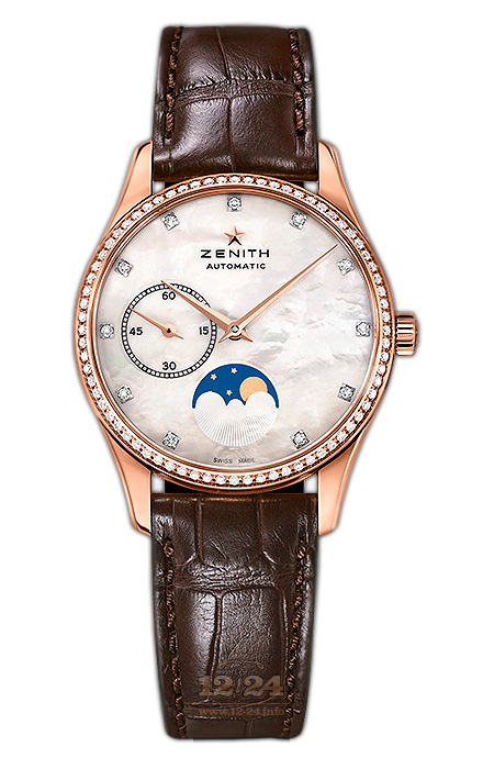 Zenith Elite Watch 22.2310.692/81.C709 33 mm Pink gold Case White Dial