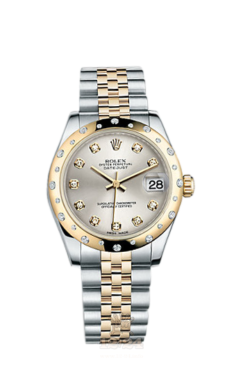 Rolex Lady-Datejust Watch 178343-0023 31 mm Steel / Yellow gold Case Silver Dial