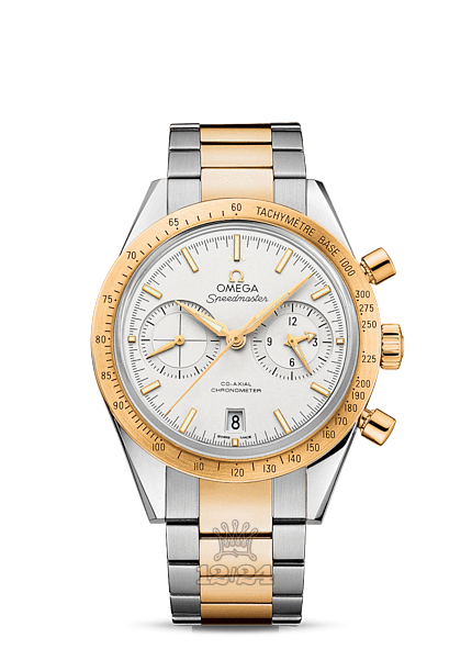 Omega Speedmaster 57 Watch 331.20.42.51.02.001 42 mm Steel / Yellow gold Case Silver Dial