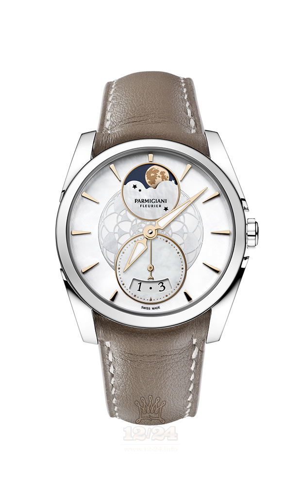Parmigiani Fleurier Tonda Watch PFC283-0003300-HC6121 34 mm Stainless steel Case White Dial