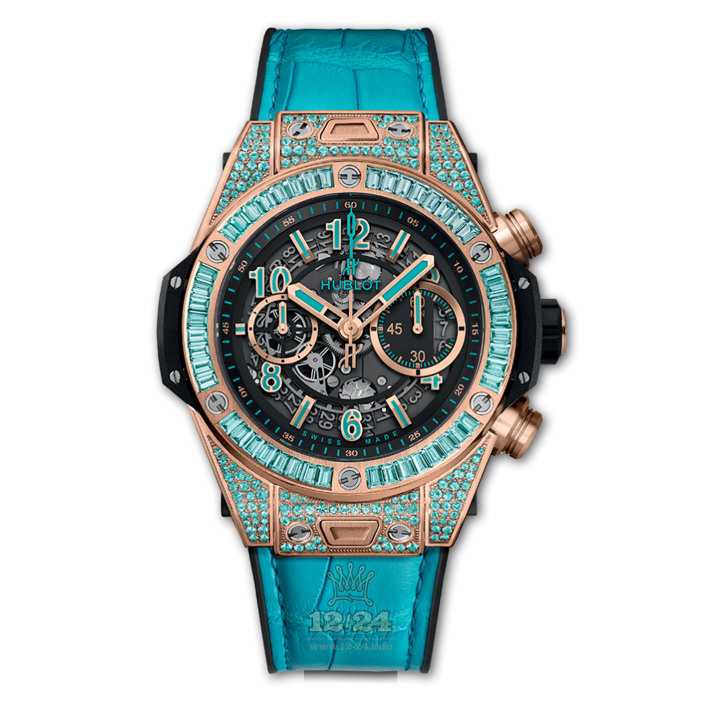 Hublot Big Bang Watch 411.OX.1189.LR.0919 45 mm Pink gold Case Black Dial