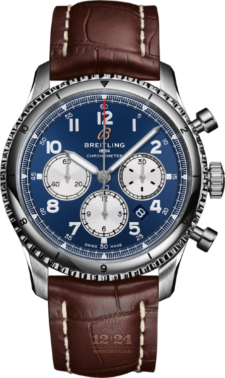 Breitling Classic AVI Watch AB0119131C1P4 43 mm Stainless steel Case Dark blue Dial