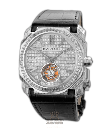 Bvlgari Octo Watch 102268 BGOW41D2GD2LTB 41 mm White gold Case Silver Dial