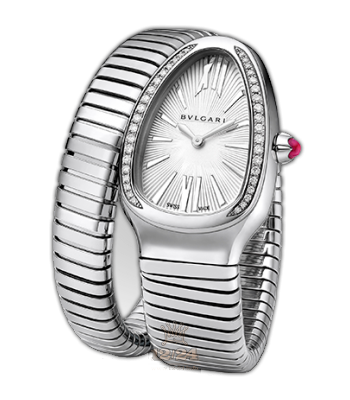 Bvlgari Serpenti Watch 101827 SP35C6SDS.1T/L 35 mm Stainless steel Case Silver Dial