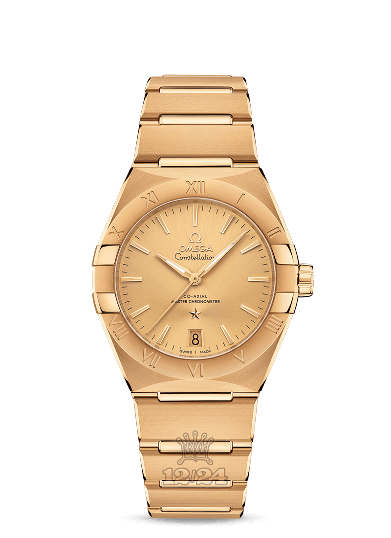 Omega Constellation Watch 131.50.36.20.08.001 36 mm Yellow gold Case Golden Dial