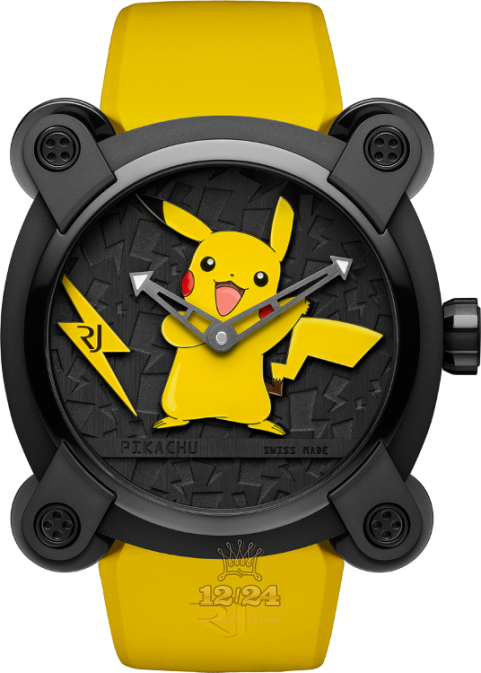 Romain Jerome Collaborations Watch RJ.M.AU.IN.012.01 46 mm Titanium PVD coating Case Black Dial