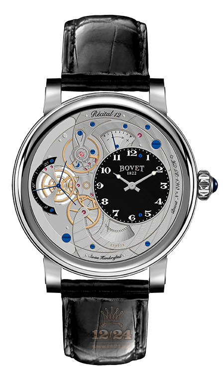 Bovet Dimier Watch R120002 42 mm White gold Case Black Dial