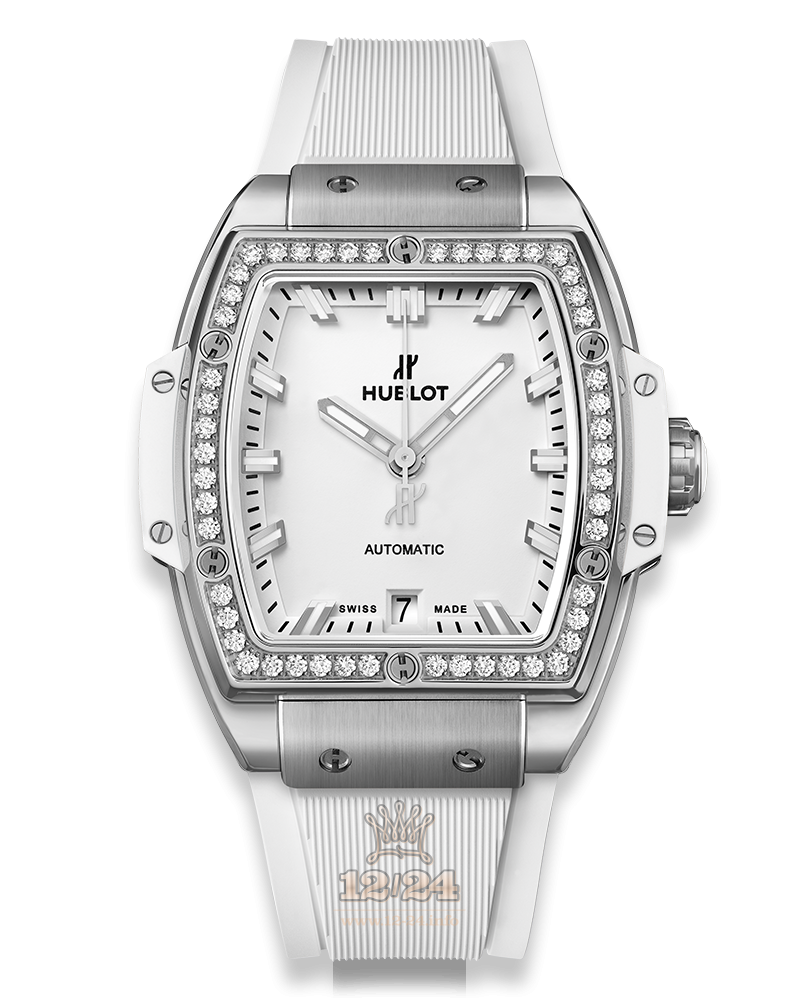 Hublot Spirit Of Big Bang Watch 665.NE.2010.RW.1204 Titanium Case White Dial
