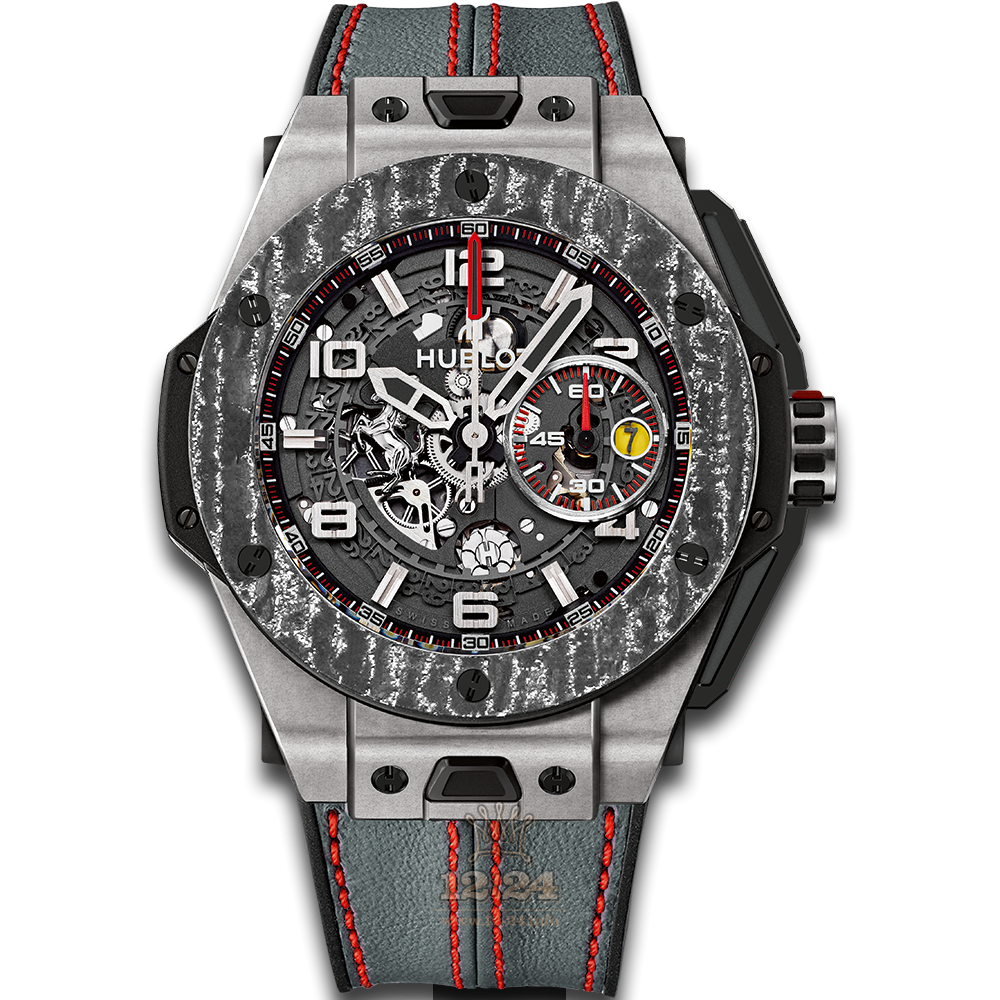 Hublot Big Bang Watch 401.NJ.0123.VR 45 mm Titanium Case Black Gray Dial