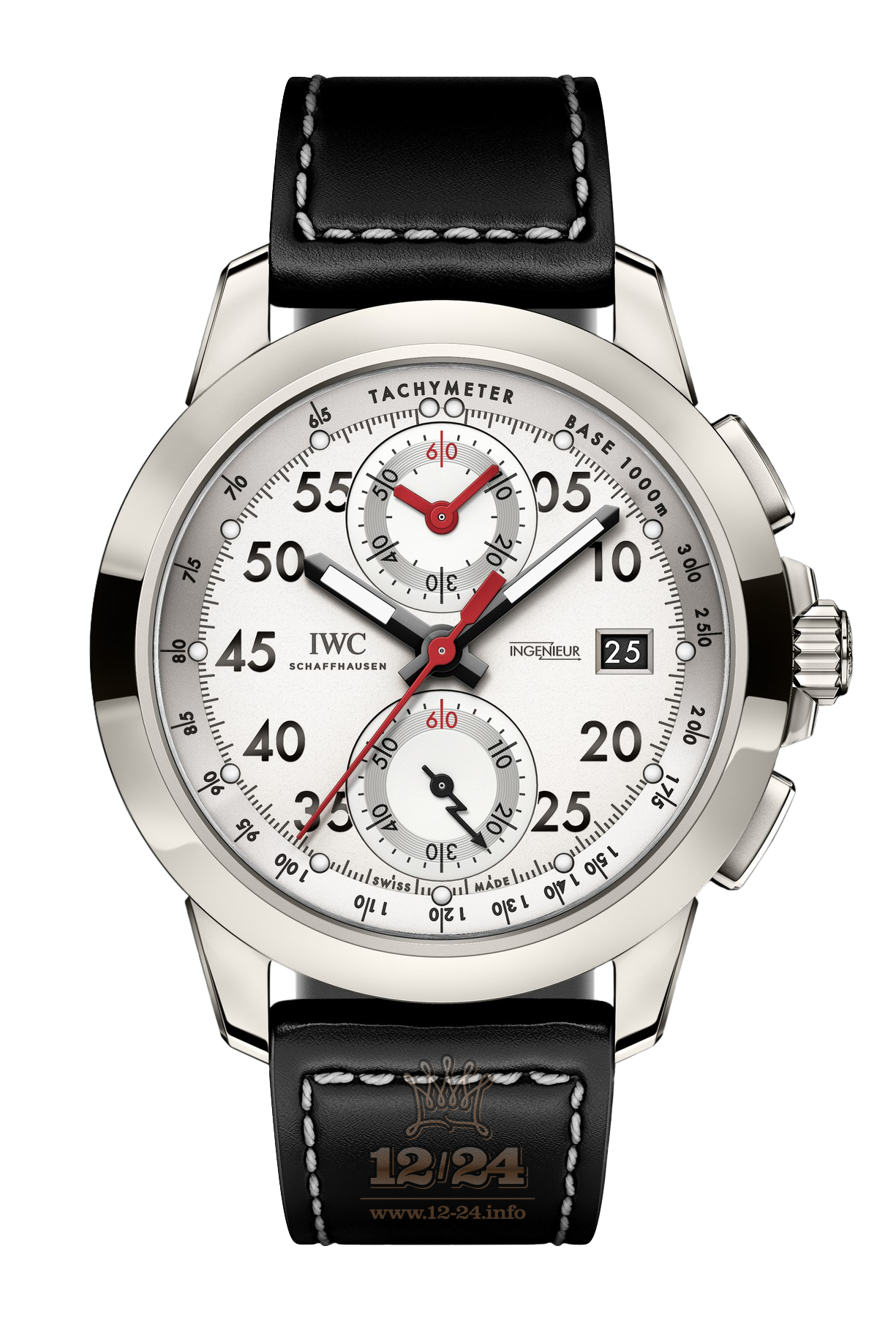 IWC Ingenieur Watch IW380902 44 mm Titanium Case Silver Dial