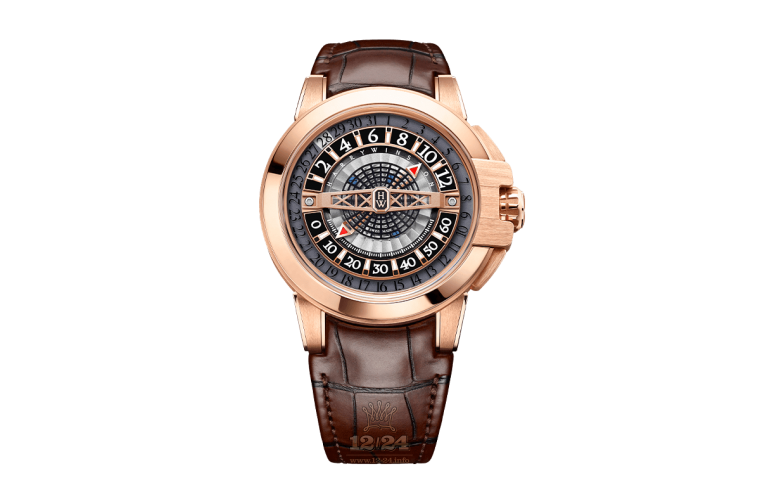 Harry Winston The Ocean Collection Watch OCEAHR42RR001 42 mm Pink gold Case Gray Dial