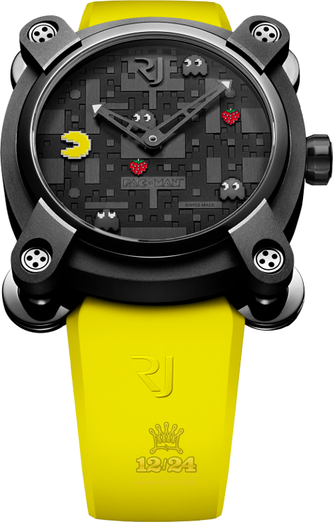 Romain Jerome Collaborations Watch RJ.M.AU.IN.009.06 46 mm Titanium PVD coating Case Black Dial