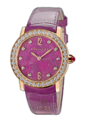 Bvlgari Bvlgari Bvlgari Watch 102163 BBLP33RGDL/10 33 mm Pink gold Case Purple Dial