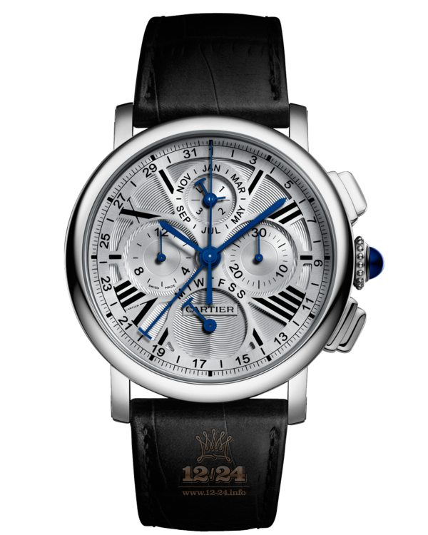Cartier Rotonde de Cartier Watch W1556226 42 mm White gold Case Silver Dial