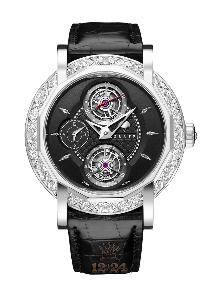 Graff MasterGraff Watch MGD47WGDBL2 web 47 mm White gold Case Black Dial
