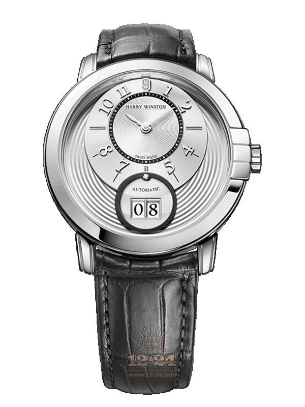Harry Winston Midnight Collection Watch MIDABD42WW003 42 mm White gold Case Silver Dial