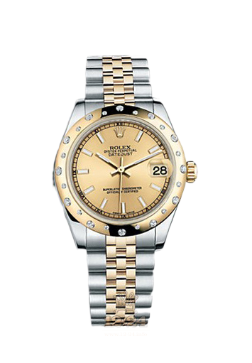 Rolex Datejust Watch 178343-0050 31 mm Steel / Yellow gold Case Golden Dial