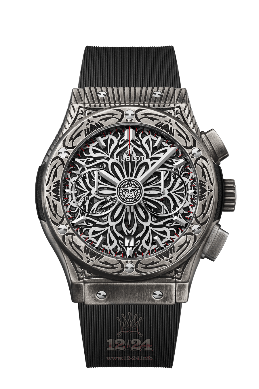 Hublot Classic Fusion Watch 525.NX.0137.RX.SHF21 45 mm Titanium Case Black Dial