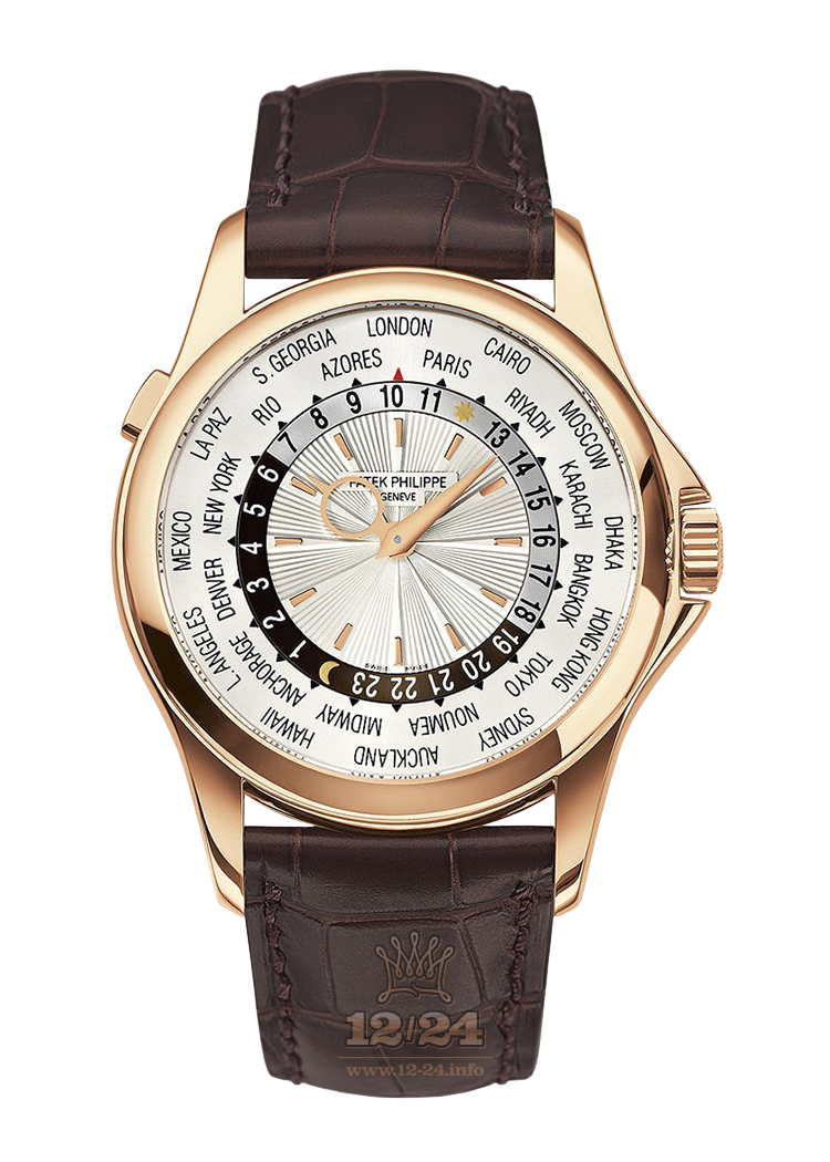 Patek Philippe Complications Watch 5130R-018 40 mm Pink gold Case White Silver Dial