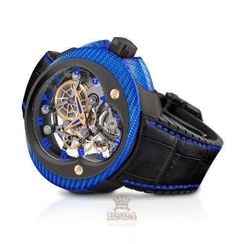 Franc Vila Cobra Watch 18E.BTi-BSS-DRG.003 42 mm Platinum Case Black Dial