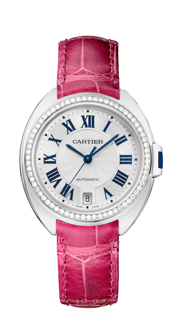 Cartier Cle de Cartier Watch WJCL0049 35 mm White gold Case Silver Dial