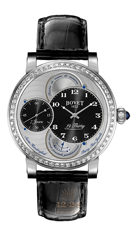 Bovet 19Thirty Watch RNTS0005-SD1 42 mm Stainless steel Case Black Gray Dial