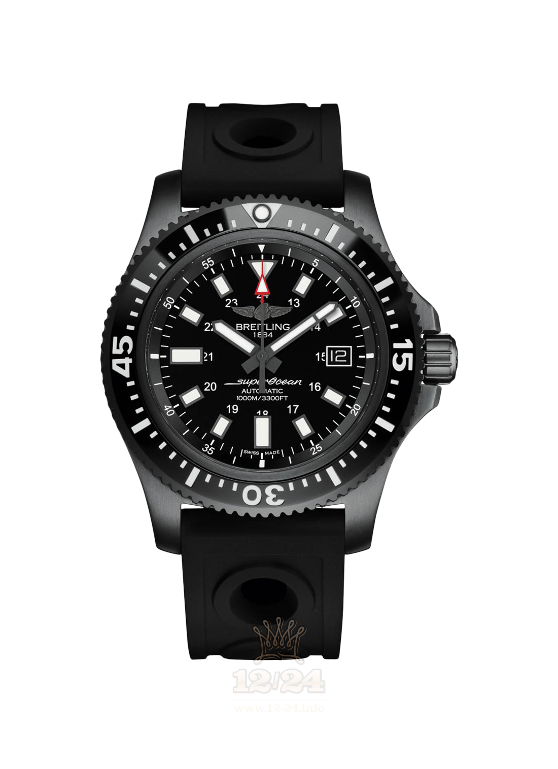 Breitling Superocean Watch M1739313|BE92|227S|M20SS.1 44 mm Stainless steel Case Black Dial
