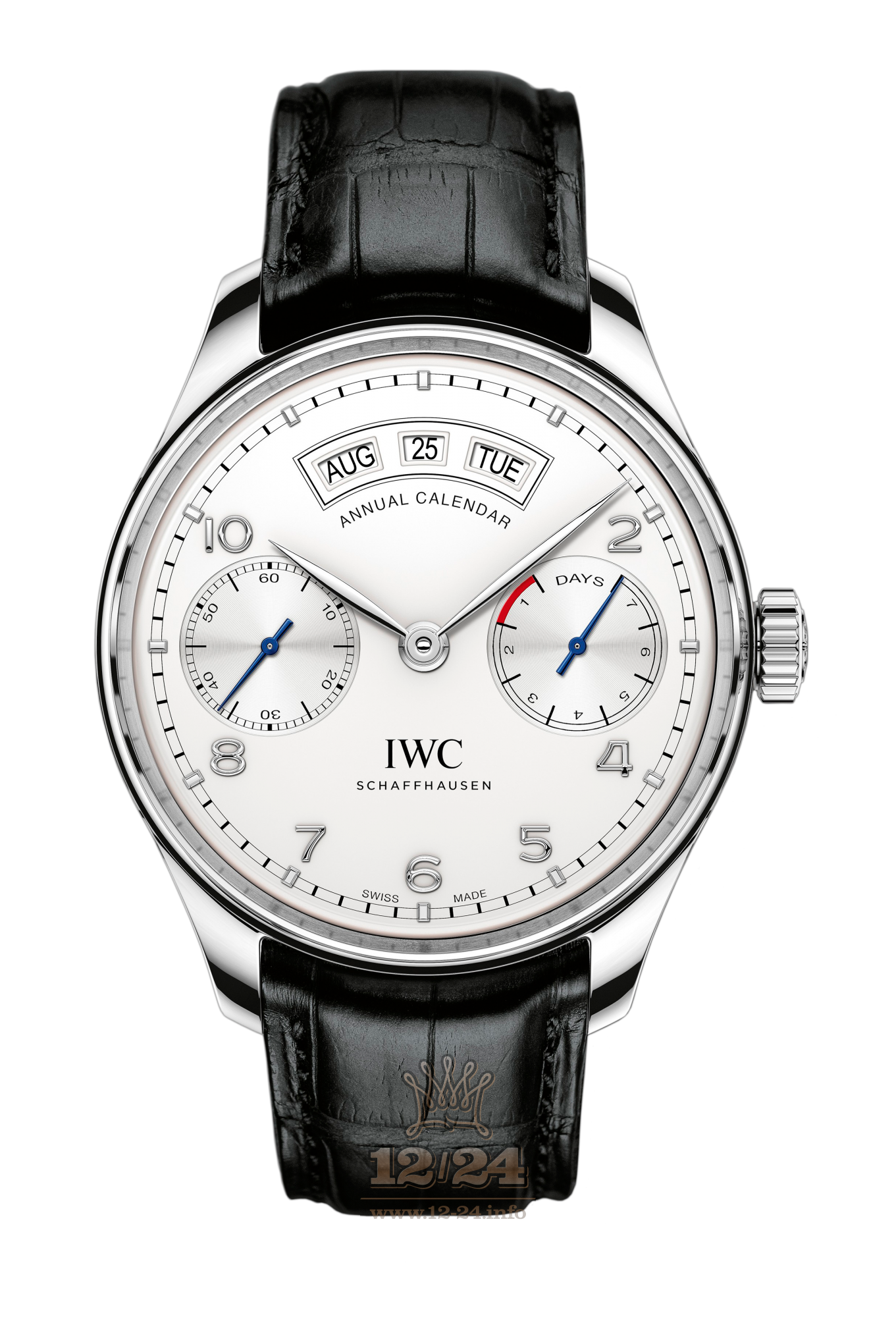 IWC Portugieser Watch IW503501 44 mm Stainless steel Case Silver Dial