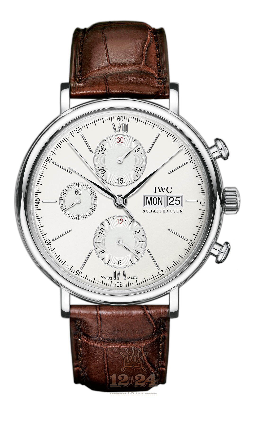 IWC Portofino Watch IW391007 42 mm Stainless steel Case Silver Dial
