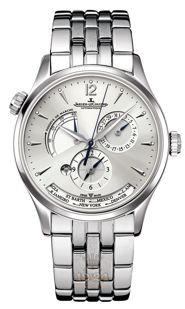 Jaeger-LeCoultre Master Watch 1428121 39 mm Stainless steel Case Silver Dial