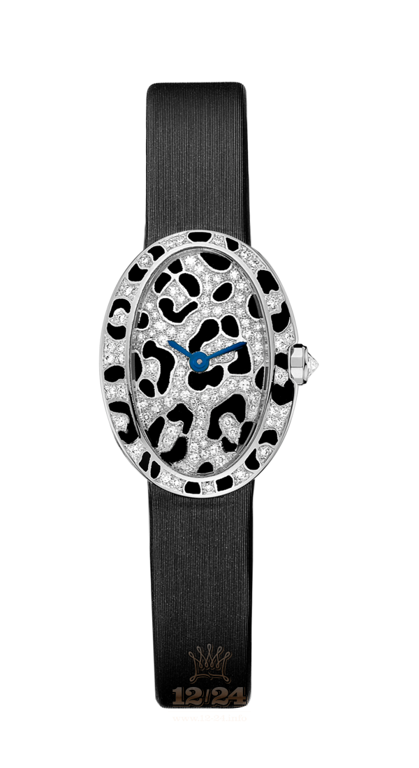 Cartier Baignoire Watch HPI00703 30 mm White gold Case Black Silver Dial