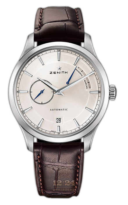 Zenith Elite Watch 03.2122.685/01.C498 40 mm Stainless steel Case Silver Dial