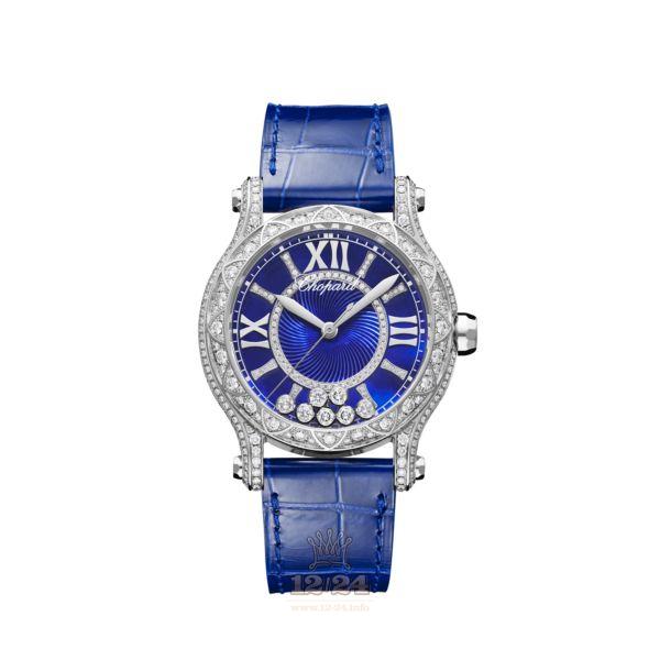 Chopard Happy Sport Watch 274891-1016 36 mm White gold Case Dark blue Dial