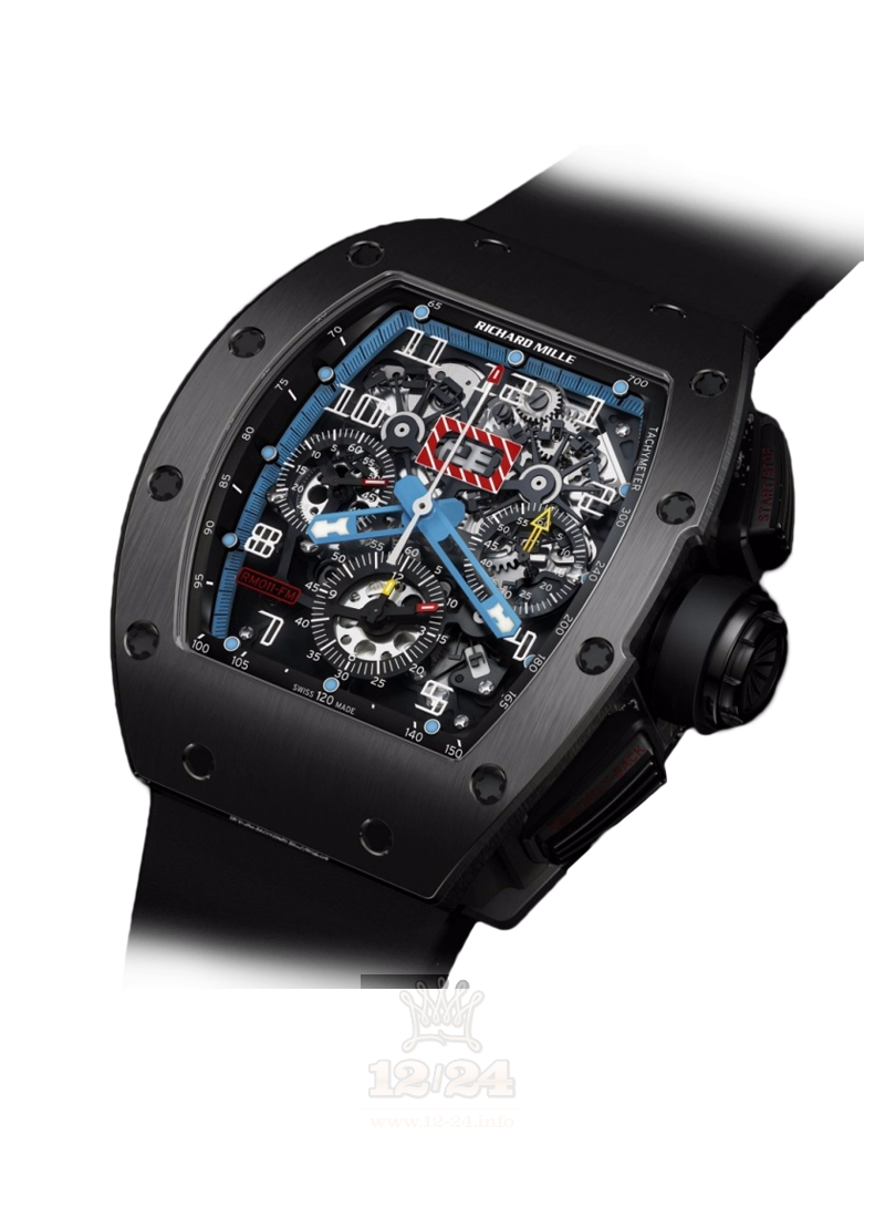 Richard Mille Men's Collection Watch RM 011 Argentina 50 mm Titanium Case