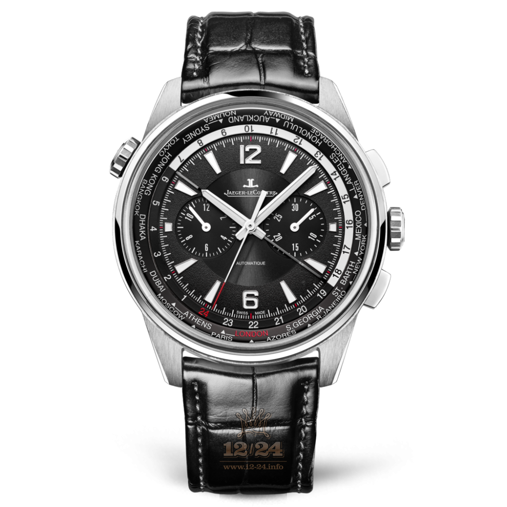 Jaeger-LeCoultre Polaris Watch 905T470 44 mm Titanium Case Black Dial