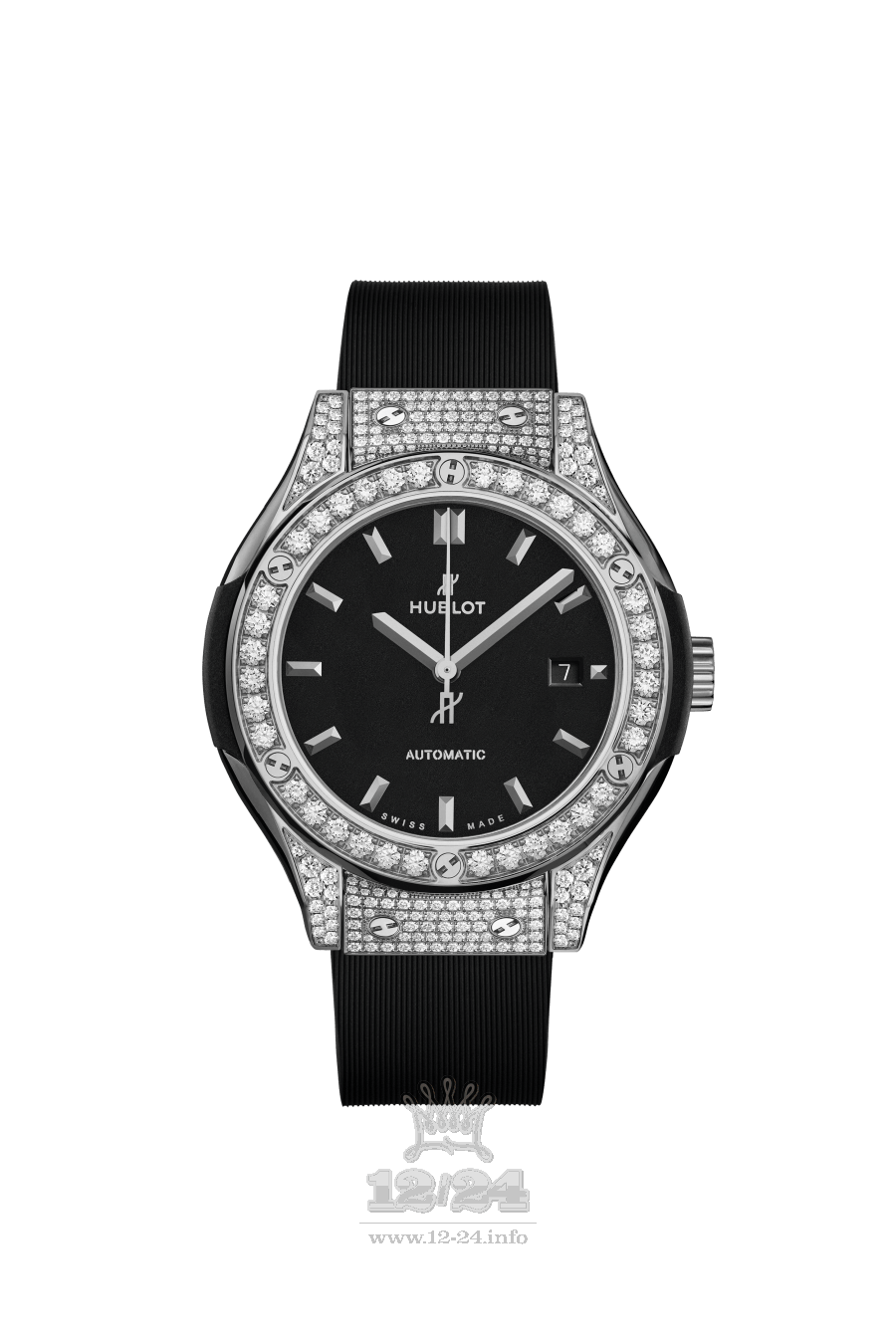 Hublot Classic Fusion Watch 582.NX.1170.RX.1704 33 mm Titanium Case Black Dial