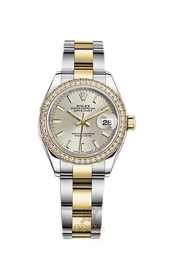 Rolex Datejust Watch 279383rbr-0018 28 mm Steel / Yellow gold Case Silver Dial