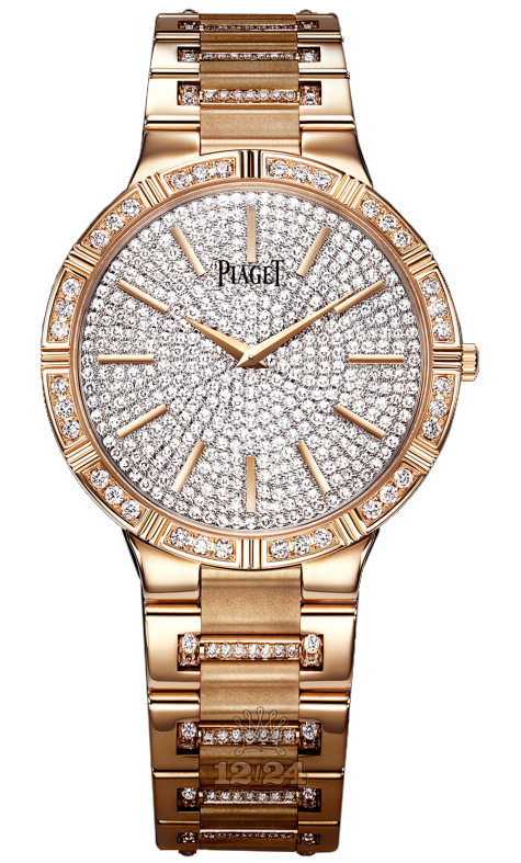 Piaget Dancer Watch G0A37053 28 mm Pink gold Case White Dial