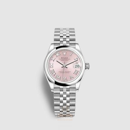 Rolex Datejust Watch 278240-0014 31 mm Stainless steel White gold Case Pink Dial