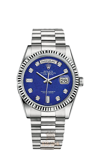 Rolex Day-Date Watch 118239-0276 36 mm White gold Case Dark blue Dial