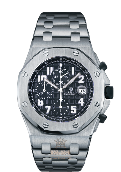Audemars Piguet Royal Oak Offshore Watch 26170TI.OO.1000TI.06 42 mm Titanium Case Black Dial