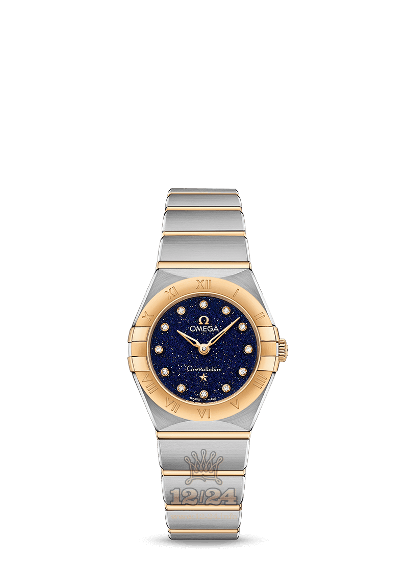 Omega Constellation Watch 131.20.25.60.53.001 25 mm Steel / Yellow gold Case Dark blue Dial