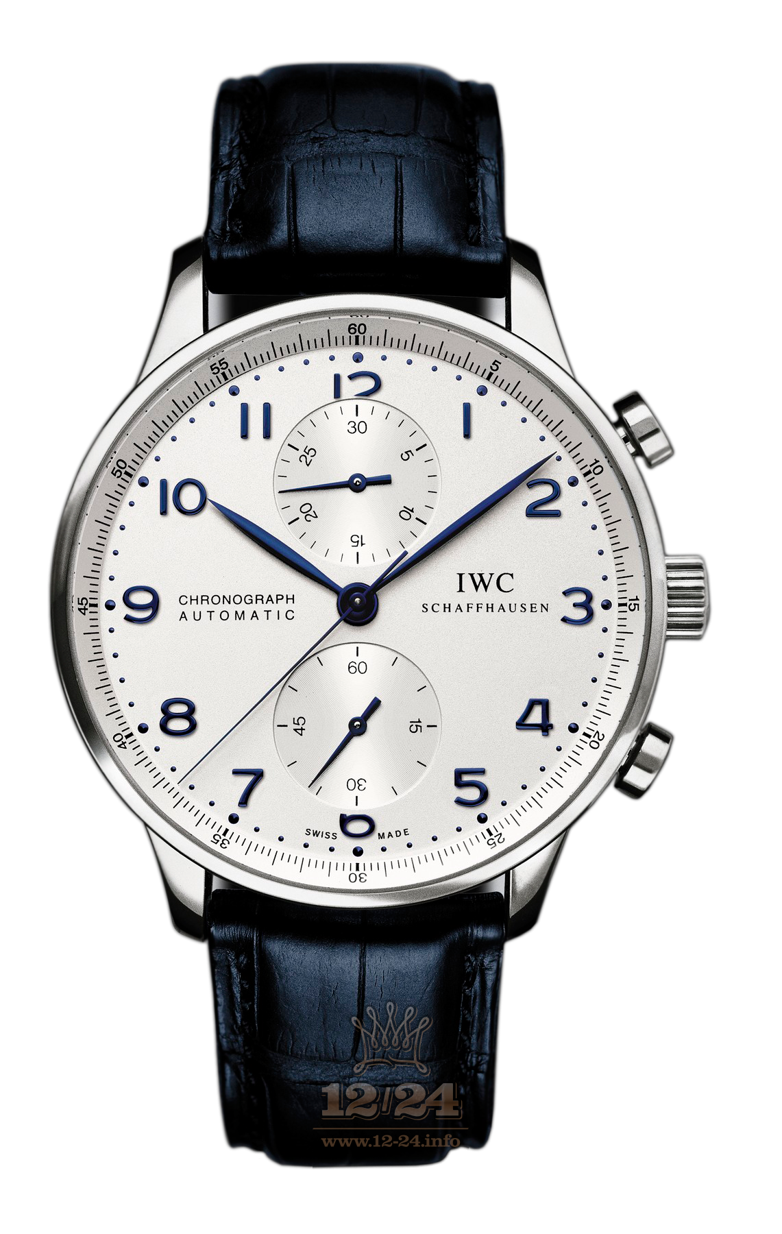 IWC Portugieser Watch IW371446 41 mm Stainless steel Case Silver Dial
