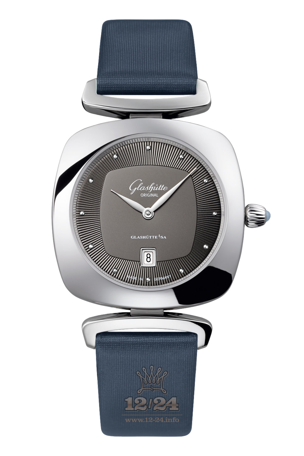 Glashutte Ladies Watch 1-03-01-14-02-34 31 mm Stainless steel Case Black Dial
