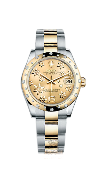 Rolex Lady-Datejust Watch 178343-0003 31 mm Steel / Yellow gold Case Golden Dial