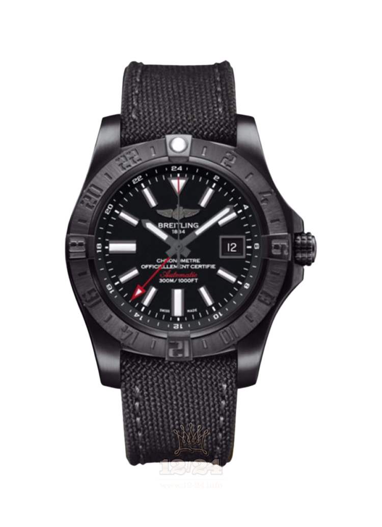 Breitling Avenger Watch M3239010|BF04|109W|M20BASA.1 43 mm Stainless steel Case Black Dial