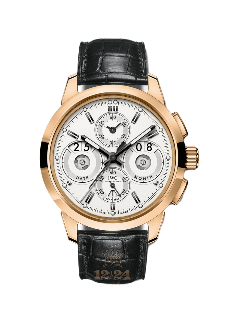 IWC Ingenieur Watch IW381701 45 mm Pink gold Case Silver Dial
