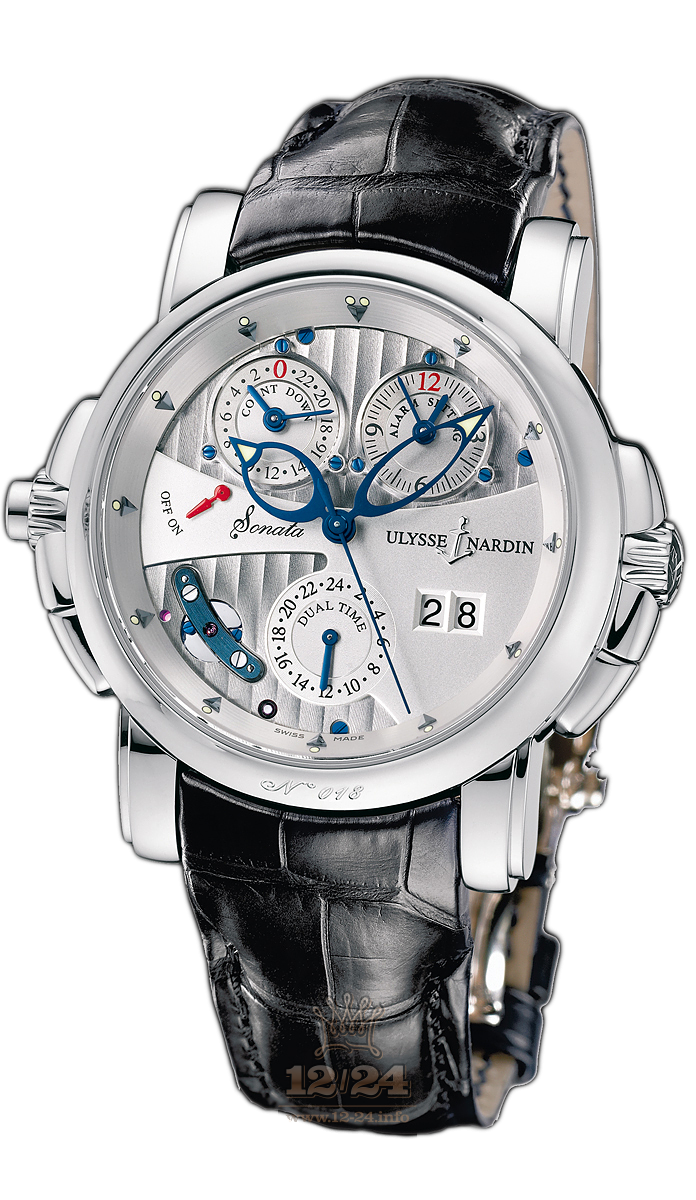 Ulysse Nardin Classic Watch 670-88 42 mm White gold Case Silver Dial