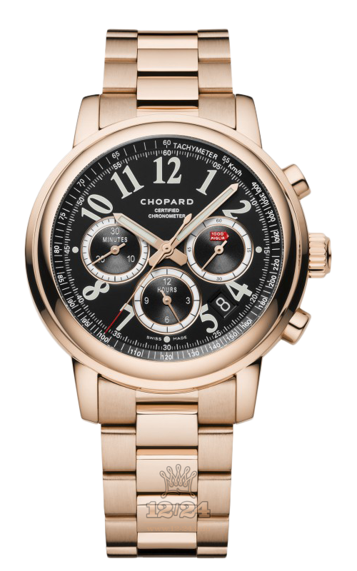 Chopard Classic Racing Watch 151274-5002 42 mm Pink gold Case Black Dial