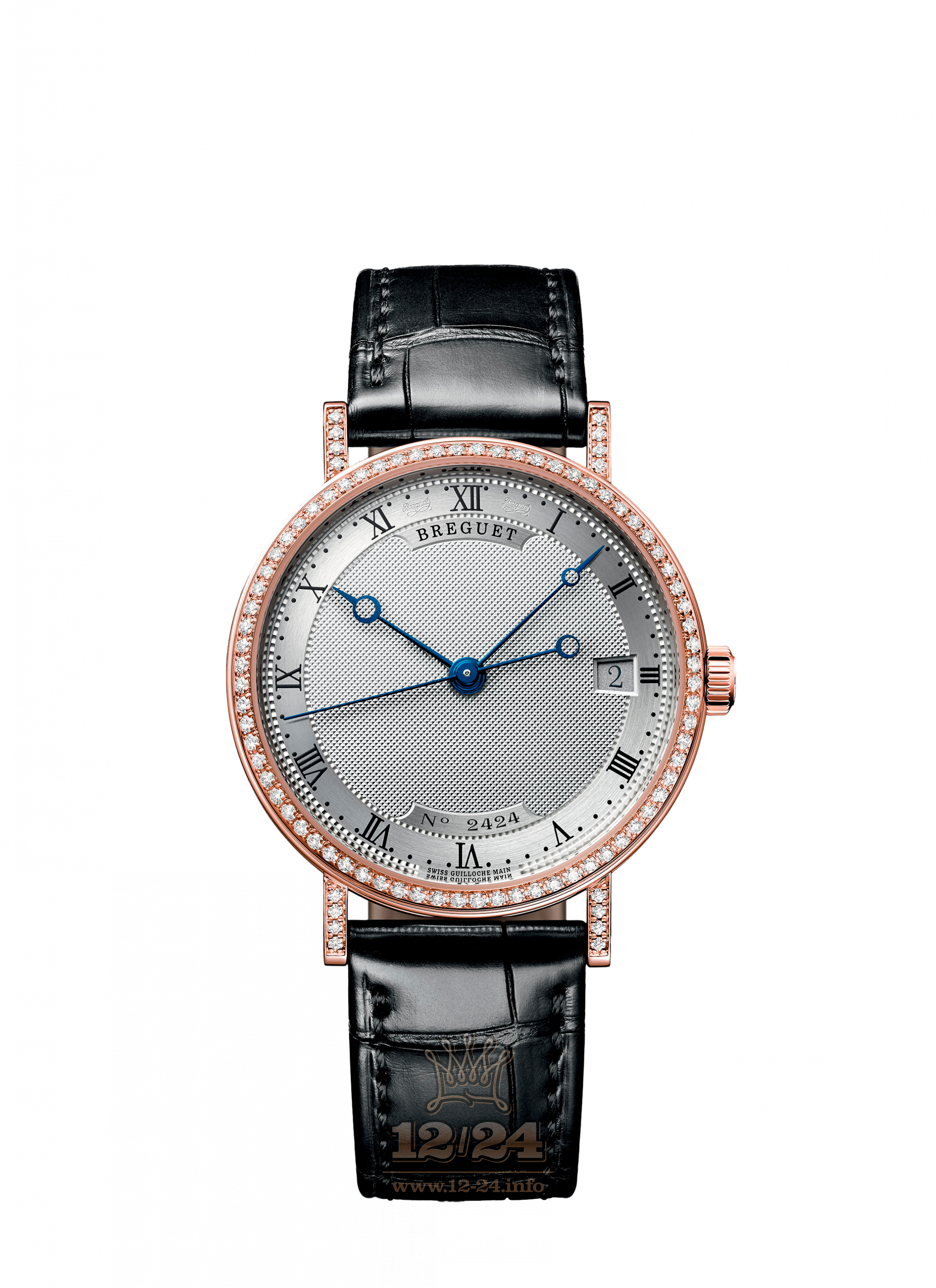 Breguet Classique Watch 9068BR/12/976/DD00 33 mm Pink gold Case Gray Silver Dial